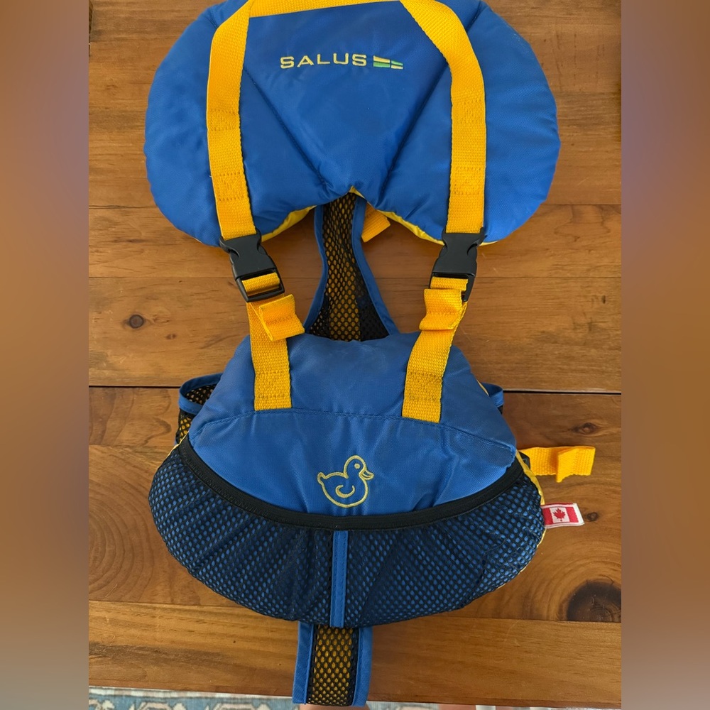 Kids Swim Vest - Blue and Yellow